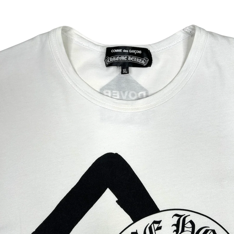 COMME DES GARÇONS X CHROME HEARTS DSM TEE - WHITE - Image 3