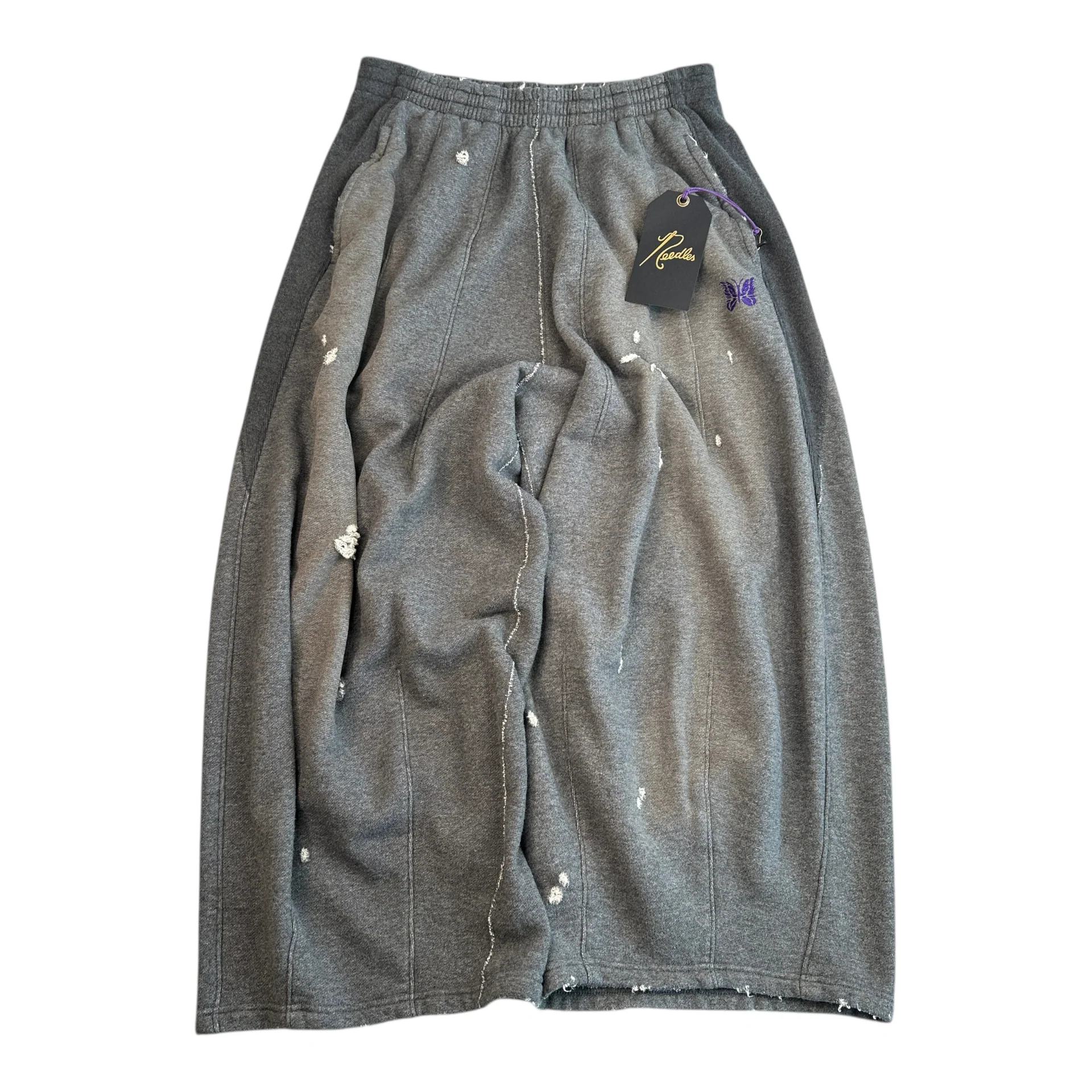 (NEW) NEEDLES DECONSTRUCTED H.D PANTS - GREY