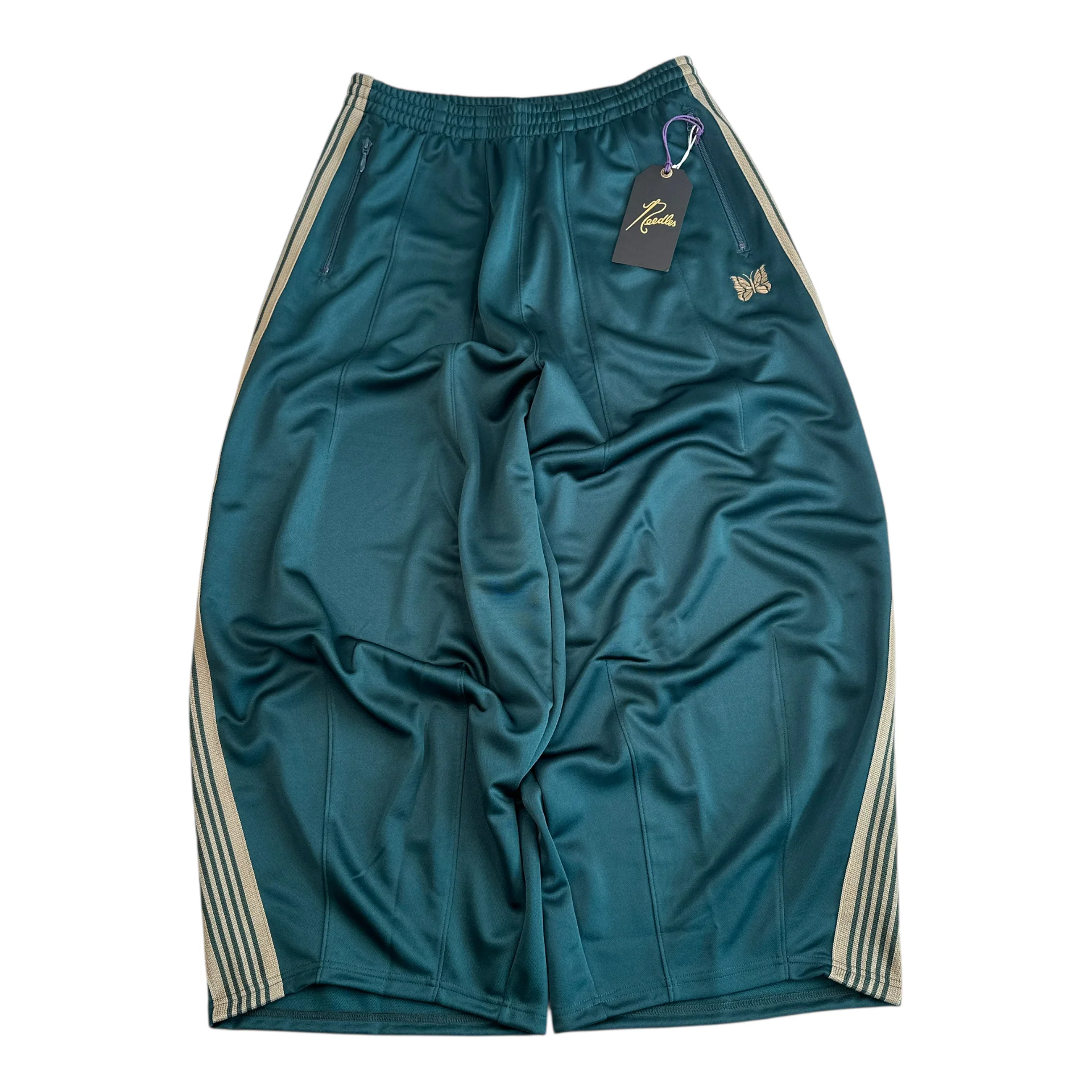 (NEW) NEEDLES H.D. TRACK PANTS - GREEN