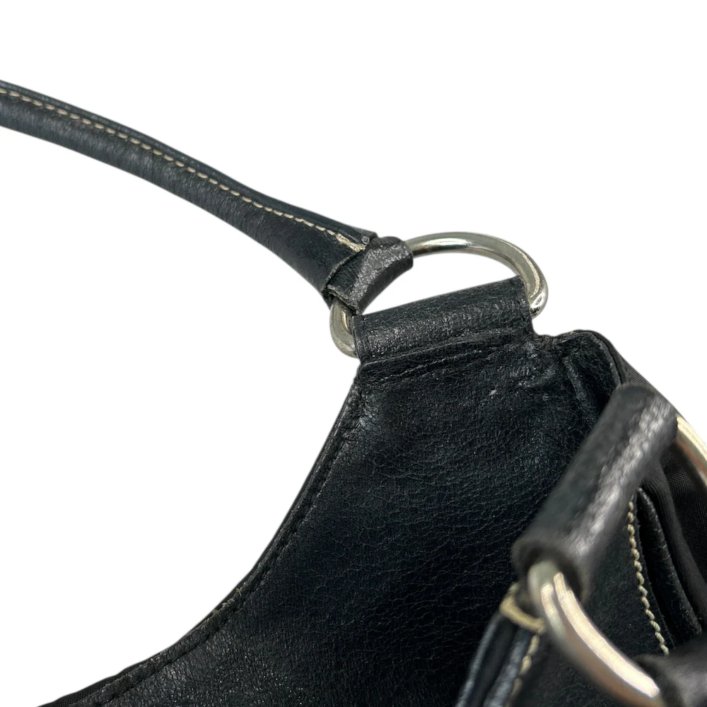 *$1 RAFFLE* PRADA NYLON HOBO SHOULDER BAG - BLACK - Image 7